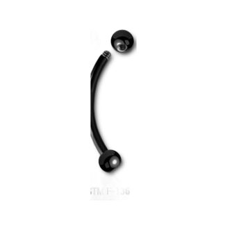 Barbell titane sourcil · billes cristal 3mm — détails