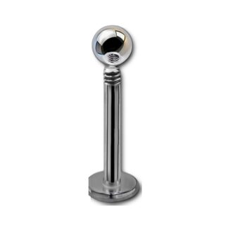 Labret acier 316L · 16g · bille 2.5mm