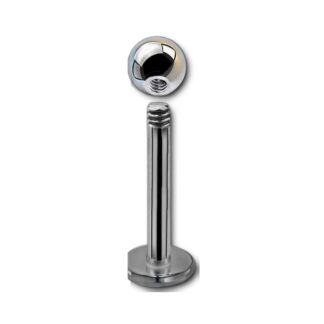 Labret acier 316L · 16g · bille 3mm