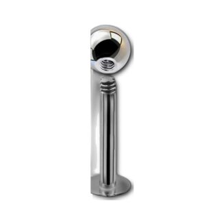 Labret acier 316L · 16g · bille 4mm