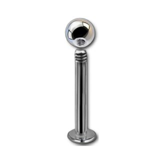 Labret acier 316L · 14g · bille 4mm