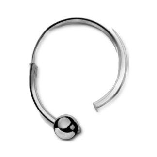 Anneau segment titane G23 · 14g · bille 3mm