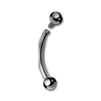 Barbell titane nombril · billes 3mm