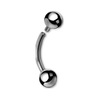 Barbell titane nombril · billes 5mm