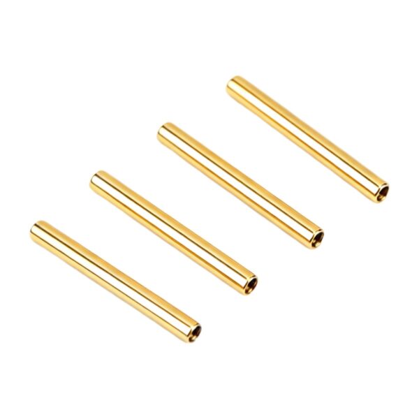 Tige de labret doré PVD · 1,2 mm × 8 mm